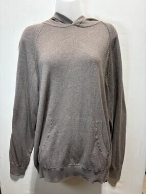 Old Navy Hooded Sweater Beige Large. EUC